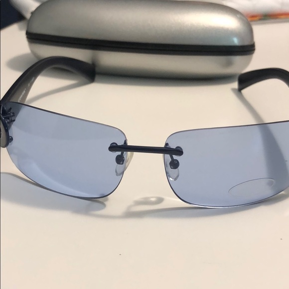 Contek Accessories Contek Blue Tint Glasses 40 Uv Protection Poshmark